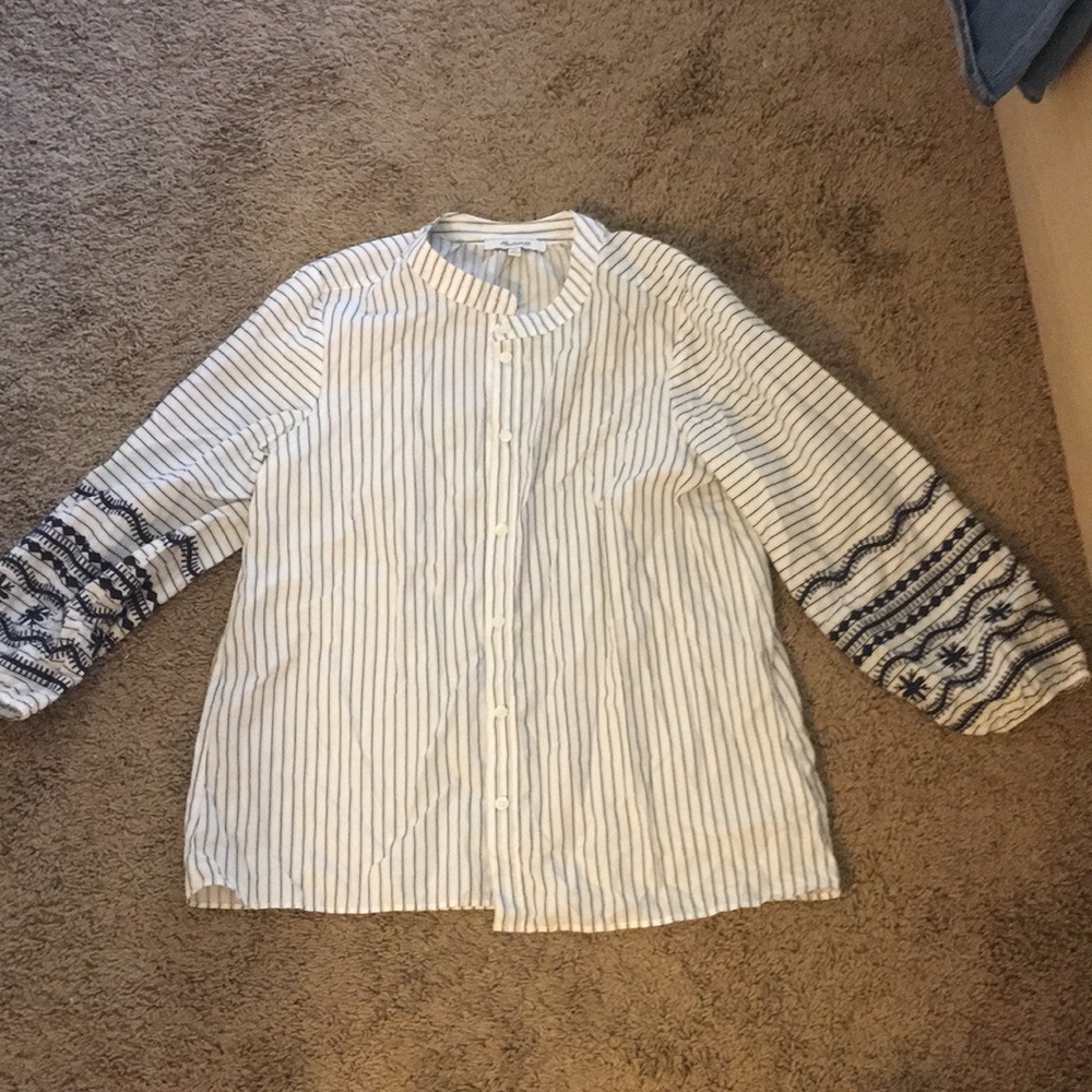 Madewell blouse . Worn once!